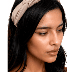 Beige Knit Headband